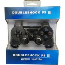 Double PS3 Doubleshock Uyumlu Kablosuz Analog Oyun Kolu