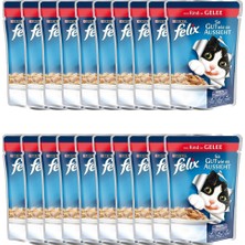 Felix Sığır Etli Kedi Yaş Maması 100 gr 20'li Paket
