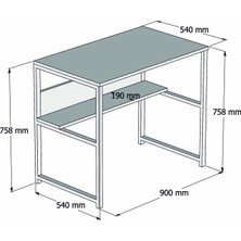 Yesst Momento 901 Metal Çalışma Masası Lidya