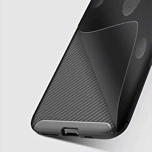 Fibaks Huawei Mate 20 Pro Kılıf Rugged Armor Negro Karbon Silikon Siyah