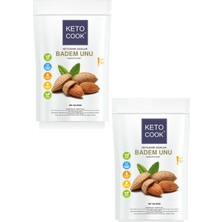 KetoCook Ketojenik Badem Unu ( Almond Flour ) Duo Avantajlı Set 300 gram X 2 Adet