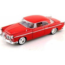 Motormax Chrysler C300 1955 Model Diecast Araba Kırmızı 1:24