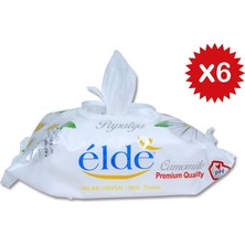 Elde Islak Havlu Papatya Premium  100 x 6'lı  Paket