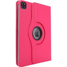 Microsonic Apple iPad Pro 11" 2020 2.Nesil Kılıf (A2228-A2068-A2230) 360 Rotating Stand Deri Pembe