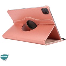 Microsonic Apple iPad Pro 11" 2020 2.Nesil Kılıf (A2228-A2068-A2230) 360 Rotating Stand Deri Rose Gold