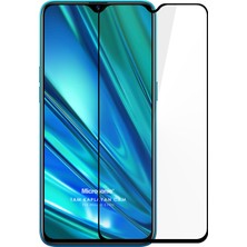 Microsonic Realme 5 Pro Tam Kaplayan Temperli Cam Ekran Koruyucu Siyah