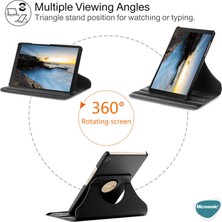 Microsonic Samsung Galaxy Tab S6 Lite 10.4" P610 Kılıf 360 Rotating Stand Deri Lacivert