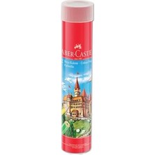 Faber-Castell Metal Tüpte Kuru Boya Kalemi 12 Renk Tam Boy