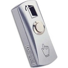 Moonwell CR-406 Metal Kapı Butonu, Sıva Üstü Dar Tip