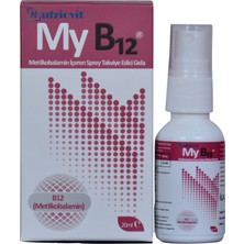 Nutriovit My B12 Metilkobalamin İçeren Sprey 20 ml