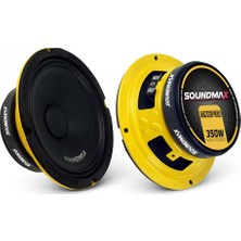 Soundmax SX-MX6PRO 16CM 350W Yeni Seri Midrange Oto Hoparlör