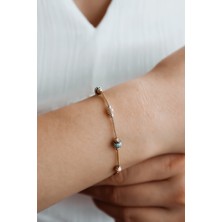 Semiz Kuyumculuk Firuze Nazar Günlük Altın Bileklik