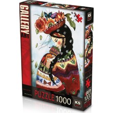 Ks Games 1000 Parça Puzzle Anne ve Oğul