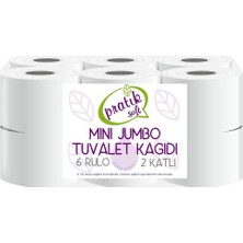 Pratik Soft Mini Jumbo Tuvalet Kağıdı 12 Rulo