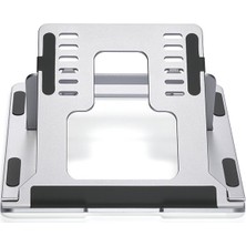 iDock N24-3 Yükseklik Ayarlı Kademeli Katlanır Portatif Notebook Standı