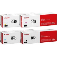 Canon CRG-045 Toner Seti Cmyk - MF-635CX-MF-636CDWT 2200 Sayfa Renkli Toner