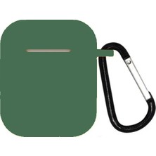 Rosstech AirPods Silikon Kılıf + Taşıma Demiri