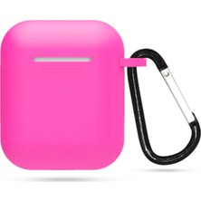 Rosstech AirPods Silikon Kılıf + Taşıma Demiri