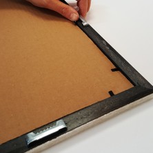MİXEFOR  A4 Çerçeve-Renk ALTIN -Arka Yüzey 3mm Mdf- Ön yüzey Kırılmaz  parlama yapmayan Antireflektif