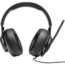 JBL Quantum 200 Mikrofonlu 3.5mm Gaming Kulak Üstü Kulaklık - Siyah