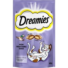 Dreamies Ördekli Kedi Ödül Maması 60 Gr x 6 Adet