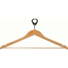 Detay Ahşap Halkalı Otel Tipi 6'lı Askı