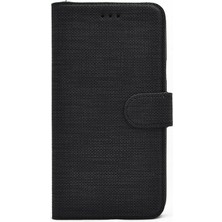 Case Street  Note 10 Lite Kılıf Standlı Kartvizitli Exclusive Spor Cüzdan Siyah