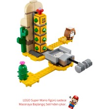 LEGO Super Mario# 71363 Çöl Pokey Ek Macera Seti Yapım Seti Yaratıcı Çocuklar için Koleksiyonluk  Oyuncak