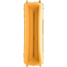 Kikajoy I Harf Altın Folyo Balon 102 cm