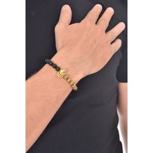 Labalaba  Erkek Doğaltaş Bileklik