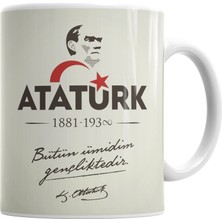 Humuts Atatürk  Kupa Bardak Porselen
