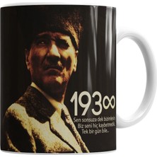 Baskı Dükkanı Atatürk  Kupa Bardak Porselen