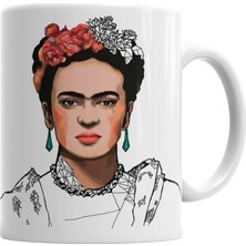 Baskı Dükkanı Frida Kahlo 6 Kupa Bardak Porselen