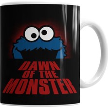 Baskı Dükkanı Kurabiye Canavarı 01 Kupa Bardak Porselen