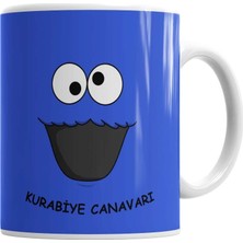 Baskı Dükkanı Kurabiye Canavarı 02 Kupa Bardak Porselen