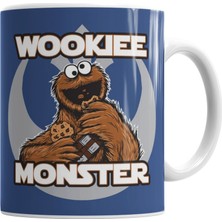 Baskı Dükkanı Wookiee Monster Kurabiye Canavarı Kupa Bardak Porselen