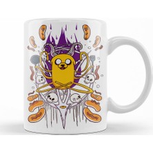Baskı Dükkanı Adventure Time Bacon Pancakes Kupa Bardak Porselen