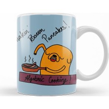 Baskı Dükkanı Adventure Time Making Bacon Pancakes Kupa Bardak Porselen