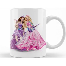 Baskı Dükkanı Barbie Kupa Bardak Porselen