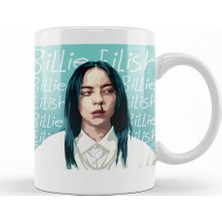 Baskı Dükkanı Billie Eilish Kupa Bardak Porselen