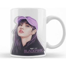 Baskı Dükkanı Blackpink Lisa 0 Kupa Bardak Porselen (2)