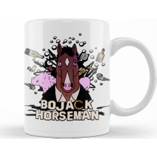 Baskı Dükkanı Bojack Horseman Kupa Bardak Porselen