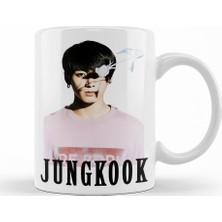 Baskı Dükkanı Bts Jungkook Kupa Bardak Porselen