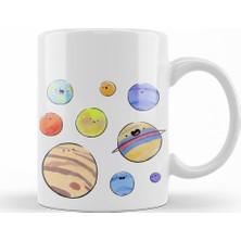 Baskı Dükkanı Gezegenler 0 Kupa Bardak Porselen