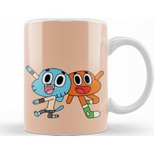 Baskı Dükkanı Gumball Darwin  Kupa Bardak Porselen