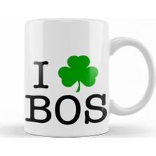 Baskı Dükkanı I Clover Boston Kupa Bardak Porselen