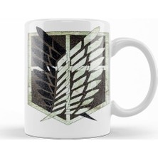 Baskı Dükkanı Attack On Titan Scouting Legion Alternative Kupa Bardak Porselen