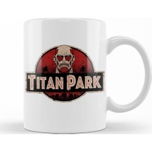 Baskı Dükkanı Attack On Titan Titan  Park Kupa Bardak Porselen