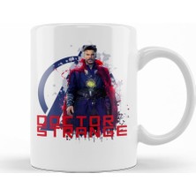 Baskı Dükkanı Avengers Doctor Strange Kupa Bardak Porselen