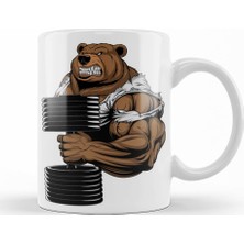 Baskı Dükkanı Ayı  Kupa Bardak Porselen